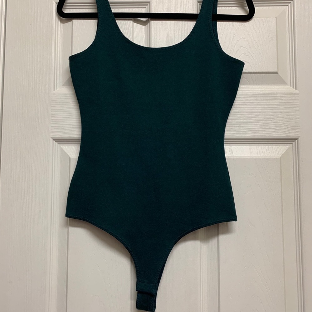 Women Green Bodysuit